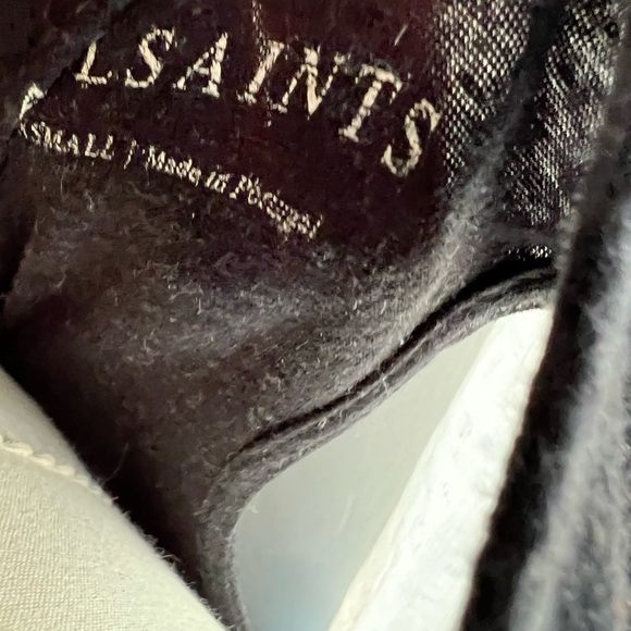 All Saints black graphic “ Noise” tank - Picture 2 of 3